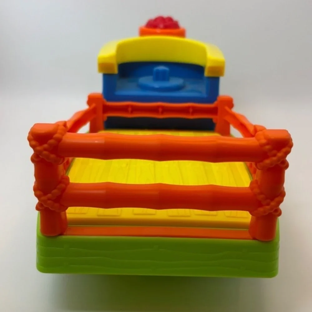 Fisher Price Little People Choo Choo Zoo Train Blue Green Orange Toy Engine Car